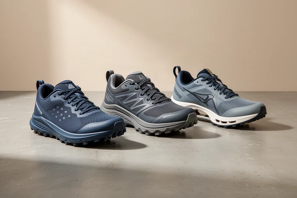 Meilleures chaussures de trail running longue distance : Arc'teryx Norvan LD 3, Hoka Speedgoat 5 et Saucony Endorphin Edge comparées image de couverture