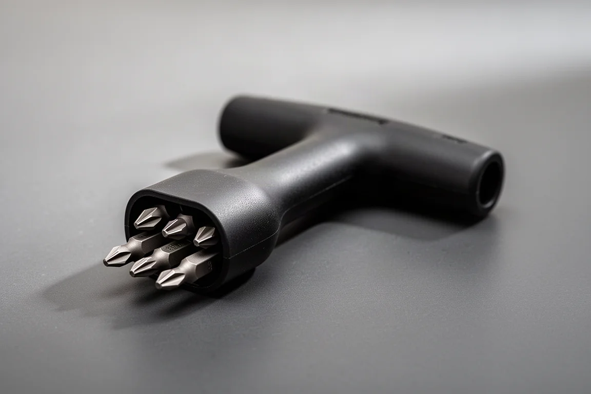 T-handle con punte riposte all'interno dell'impugnatura cava aperta