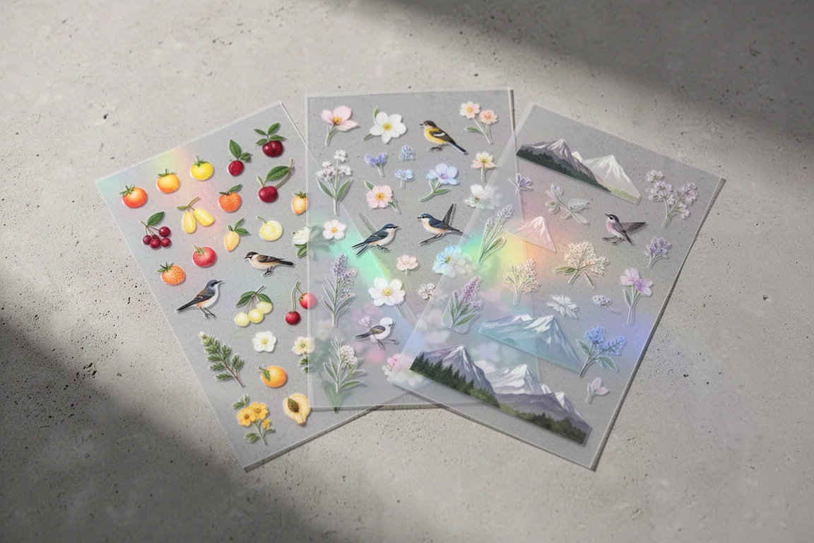 BGM iide Holographic Sticker Set product image