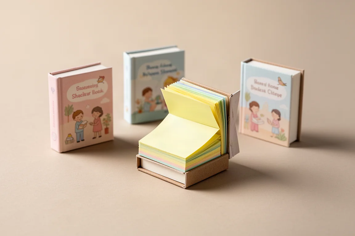 Bookfriends Folding Book Sticky Notes product image