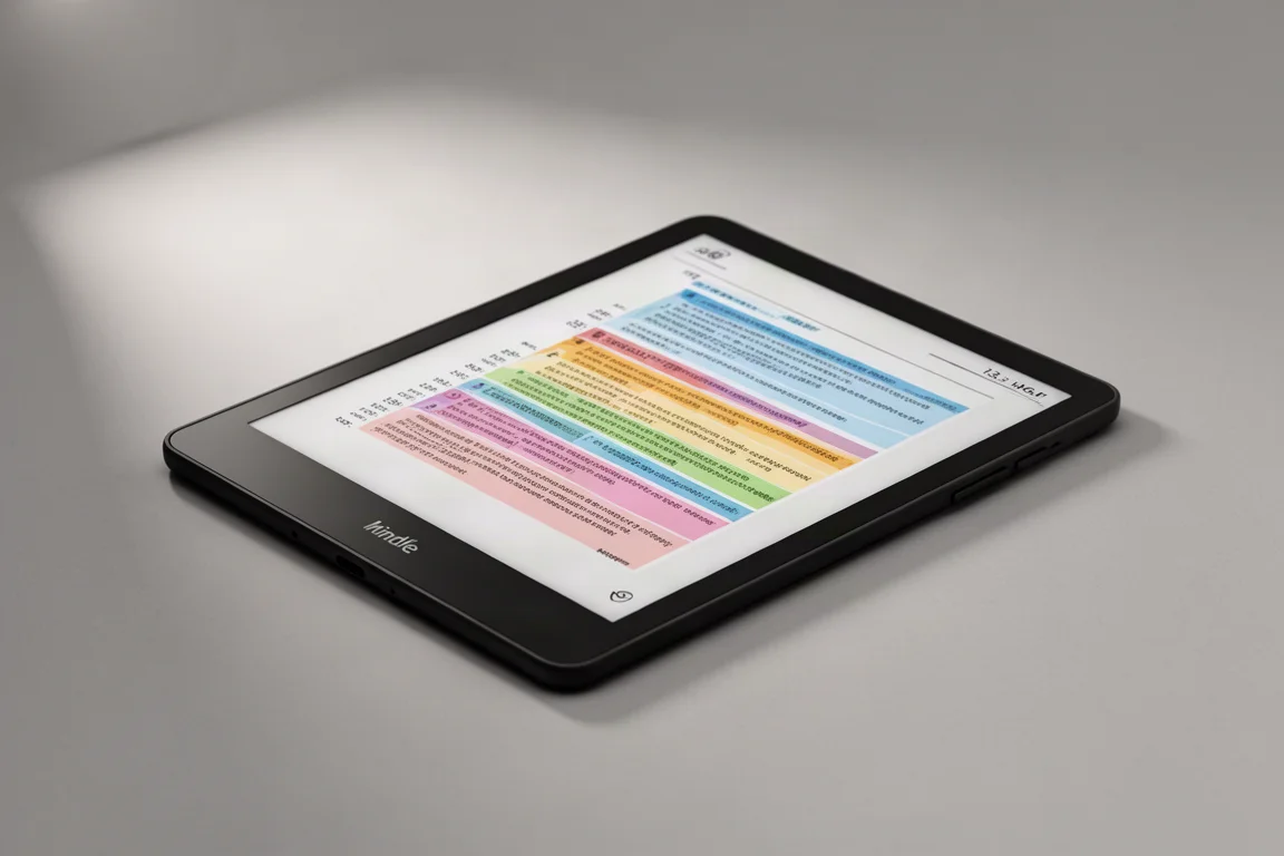 コンクリートの表面に置かれた、Boox Note Max、Supernote Nomad、reMarkable Paper Proを含む電子インクタブレットのコレクション