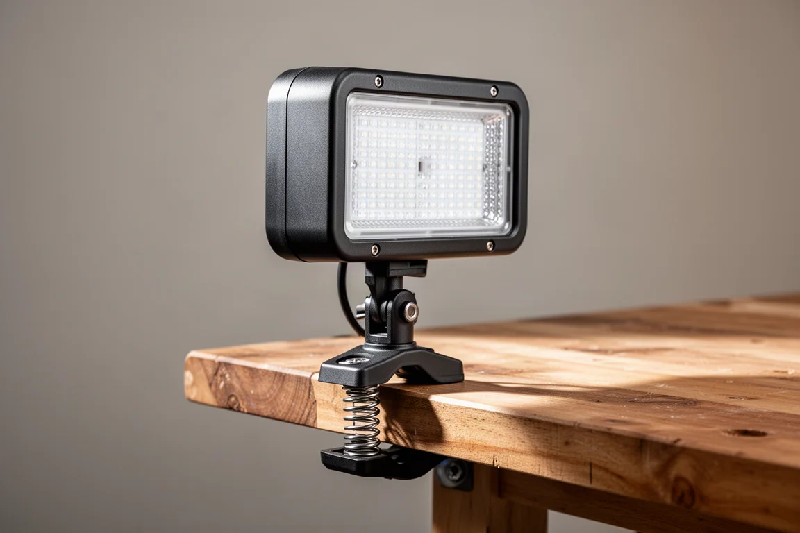 Braun 4200 Lumen LED Rechargeable Clamp Light product image