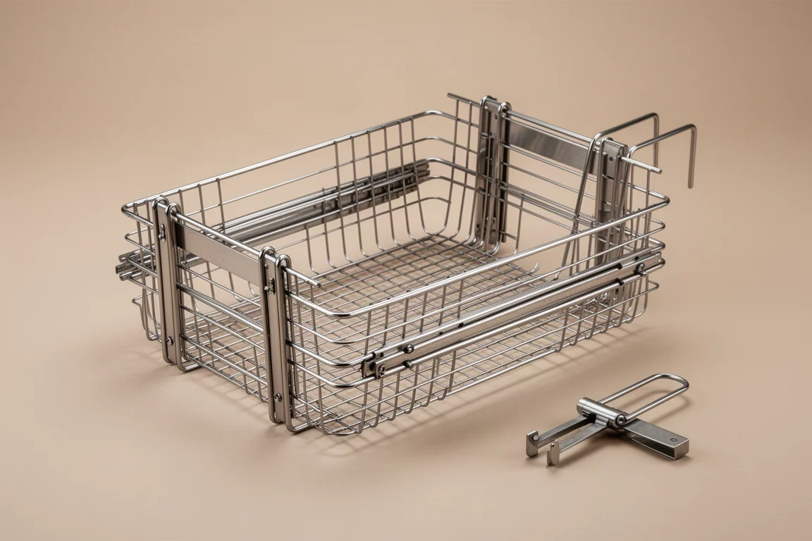 Braze Stainless Steel Adjustable Grilling Basket product image