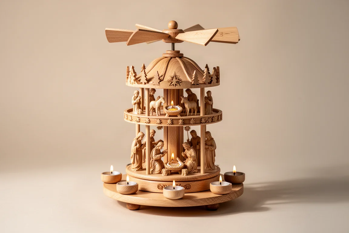 Brew Baker 12in Nativity German Christmas Pyramid product image