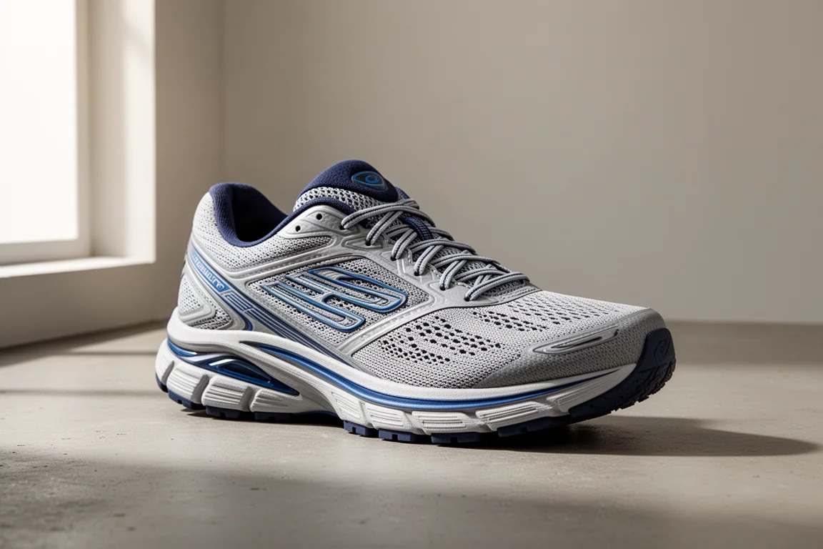 Brooks Adrenaline 21 stability running shoe on a concrete surface