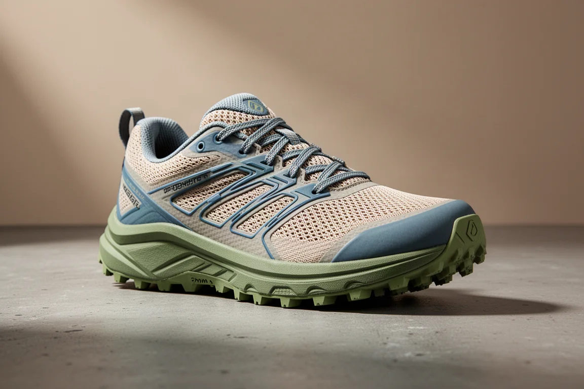 Brooks Ghost Trail road-to-trail running shoe on a concrete surface