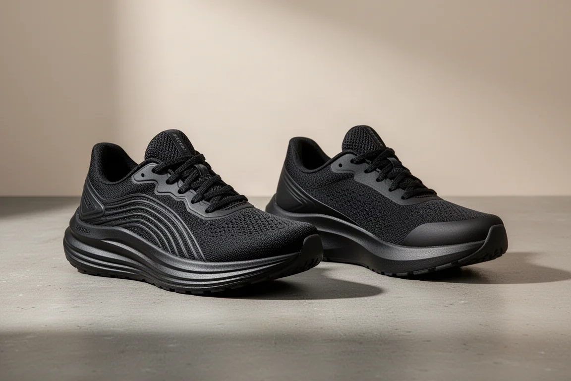 Brooks Glycerin 22 and Glycerin 21 running shoes side by side on concrete
