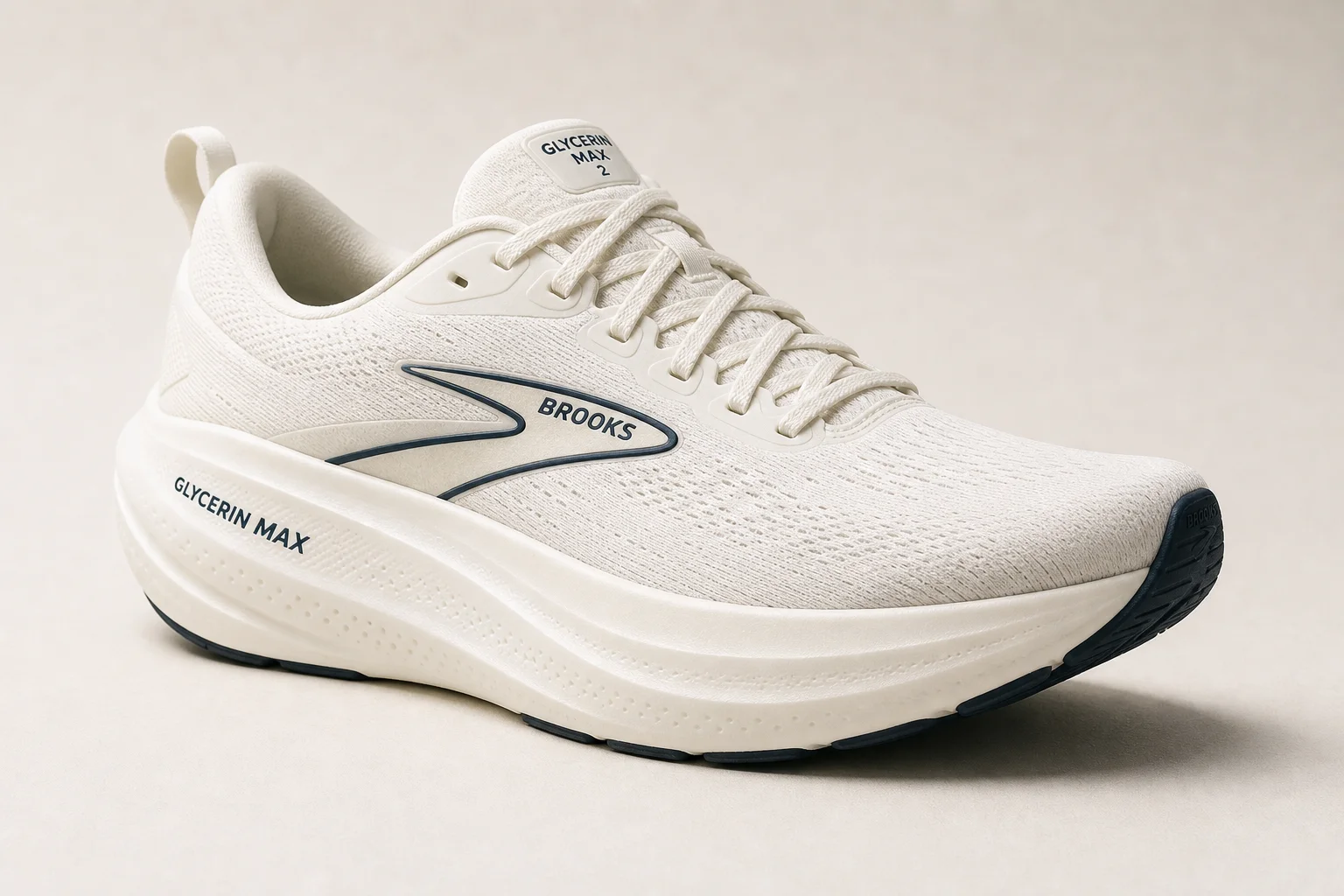 Colección de zapatillas de running para corredores pesados dispuestas sobre una superficie de hormigón