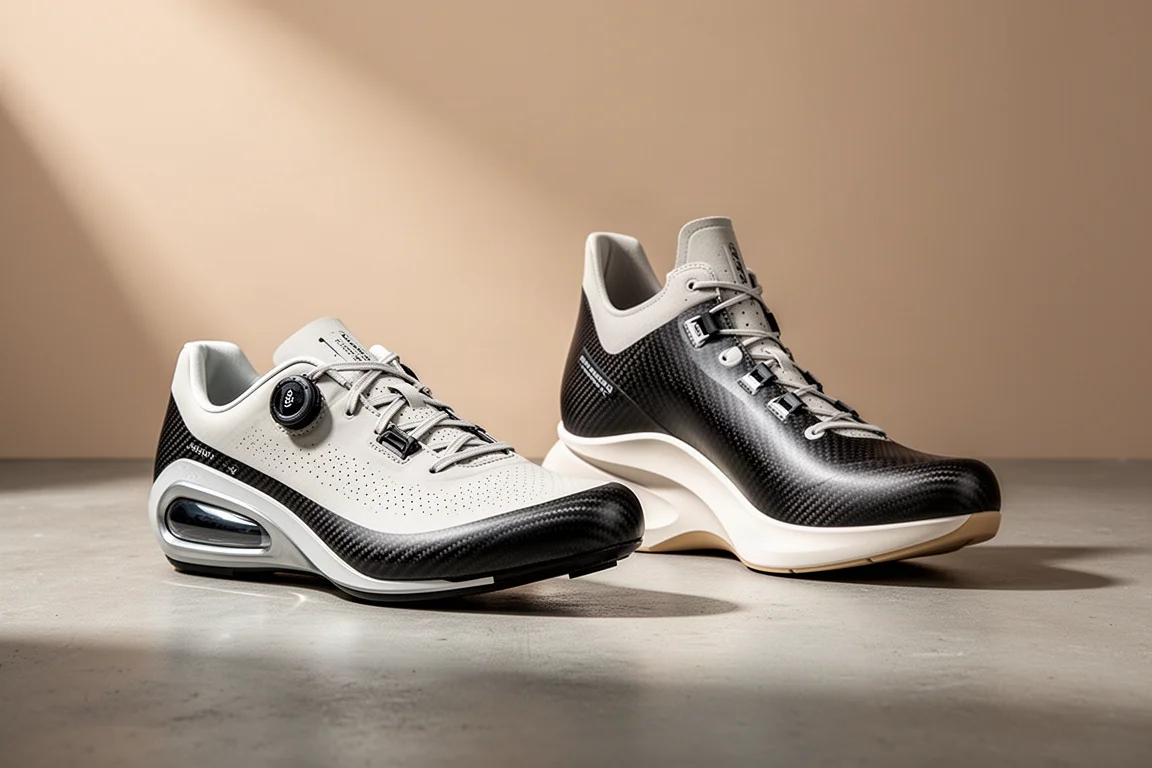 Two Brooks Hyperion Elite racing shoes side by side on a concrete surface