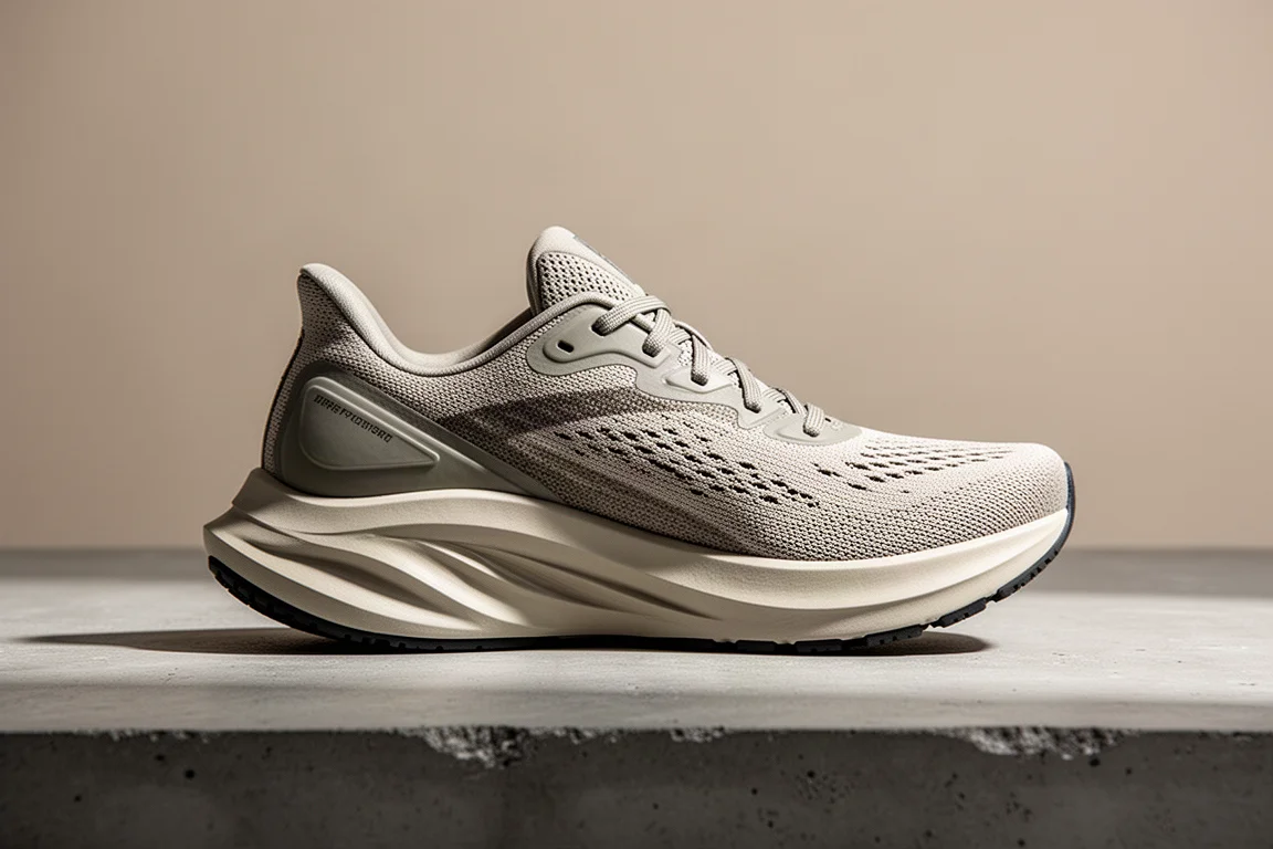 Brooks Hyperion Max 2 running shoe in three-quarter view on a concrete surface
