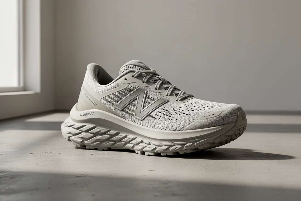 Brooks Levitate GTS 6 stability running shoe on a neutral concrete surface