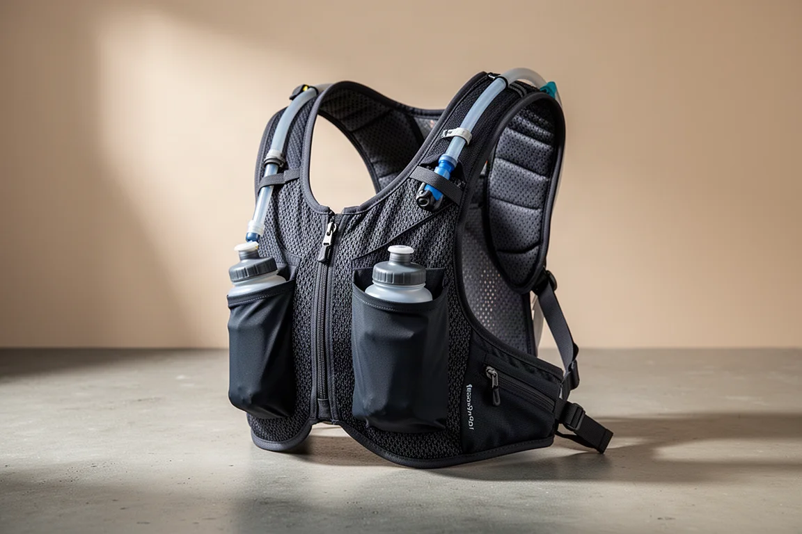 CamelBak Zephyr Pro hydration vest on a matte concrete surface
