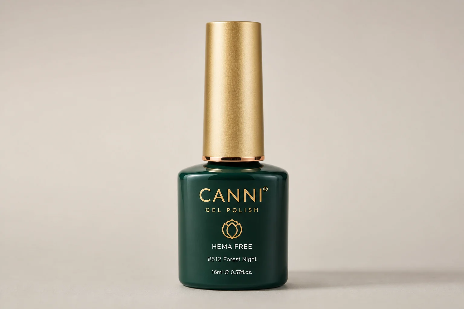 Gel polish bottles ranging from budget to premium brands arranged on marble surface