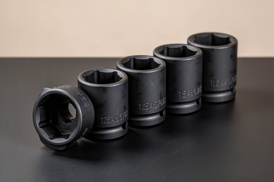 Capri Tools Semi-Deep 3/8 Inch Impact Socket Set product image