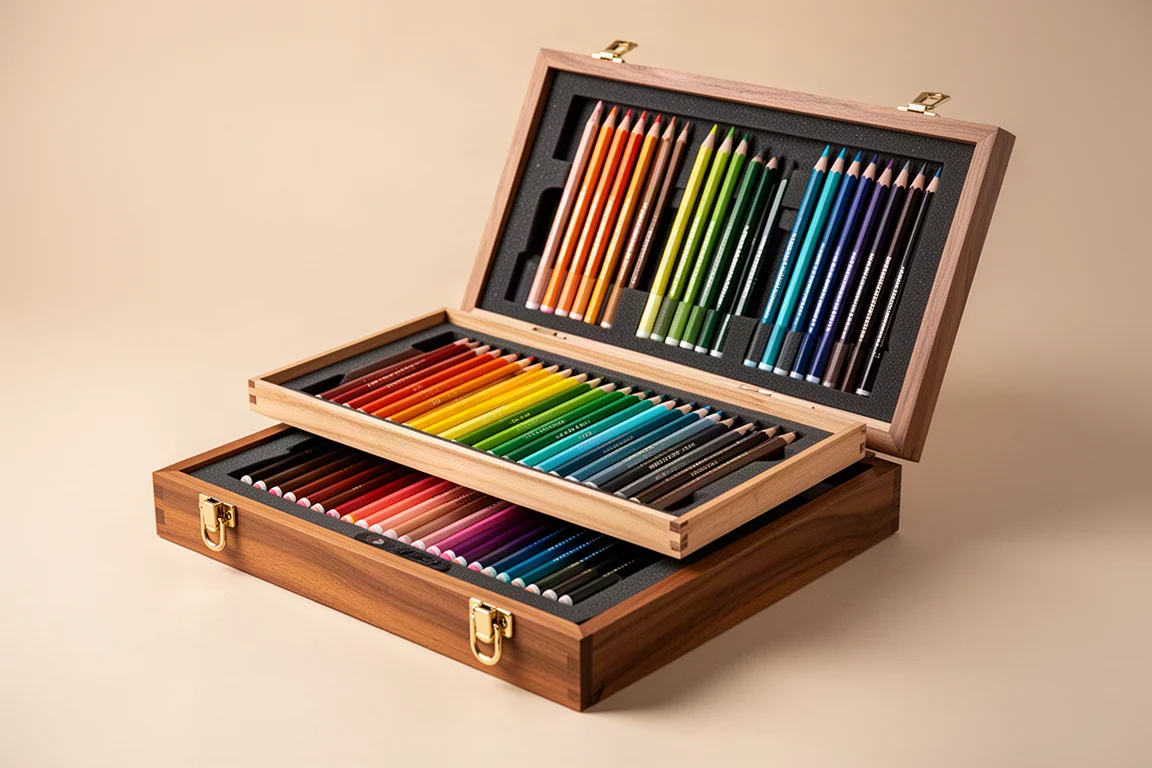 Caran d'Ache Luminance 76 Wooden Box Set product image