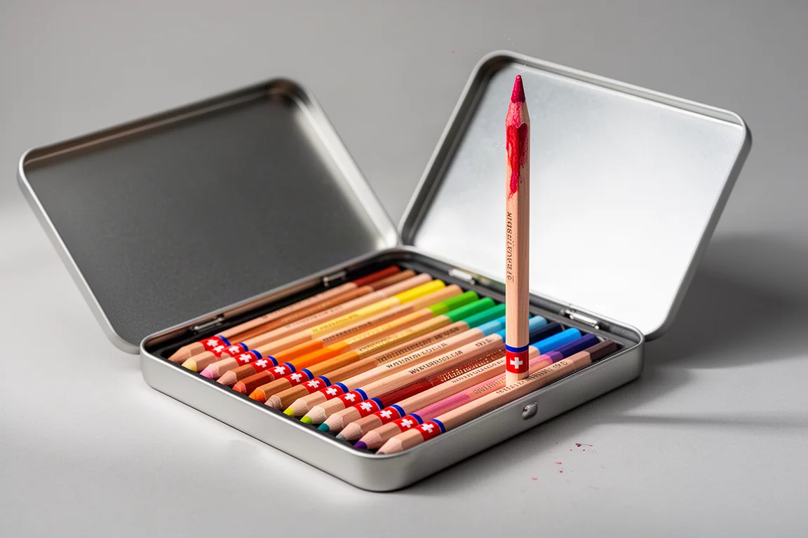 Caran d'Ache Swiss Color Aquarelle 40 Watercolor Pencils product image
