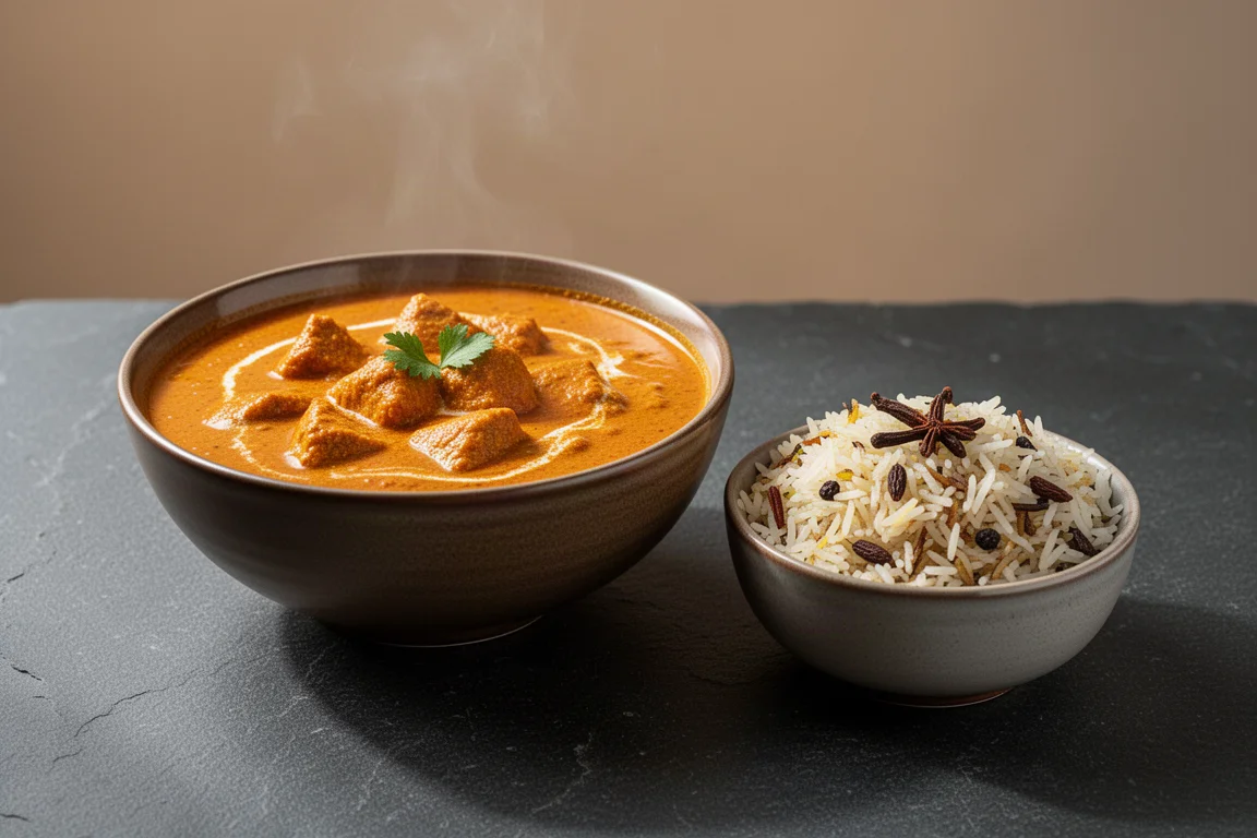 Charlie Bigham's Butter Chicken Curry with Pilau Rice product image