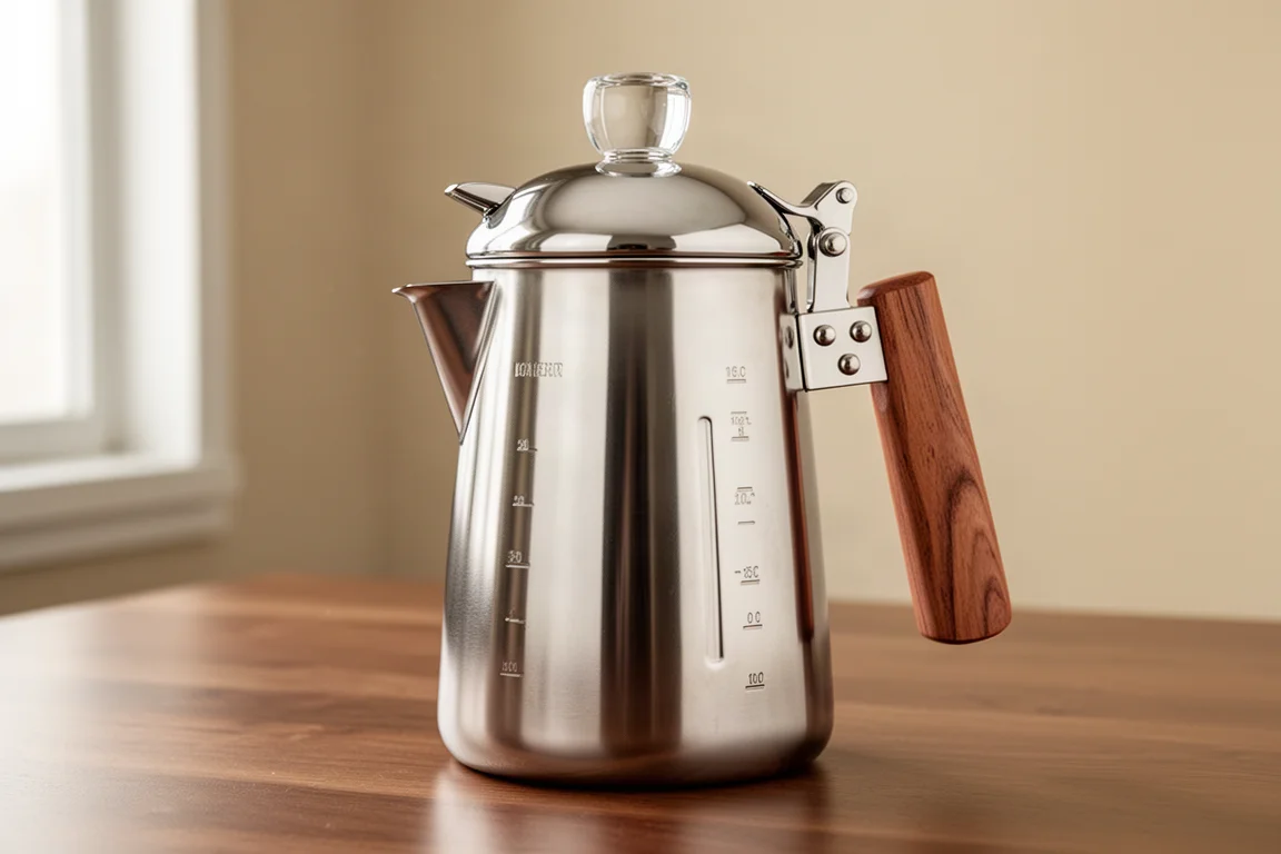 Coletti Bozeman 9-Cup Stainless Steel Percolator product image