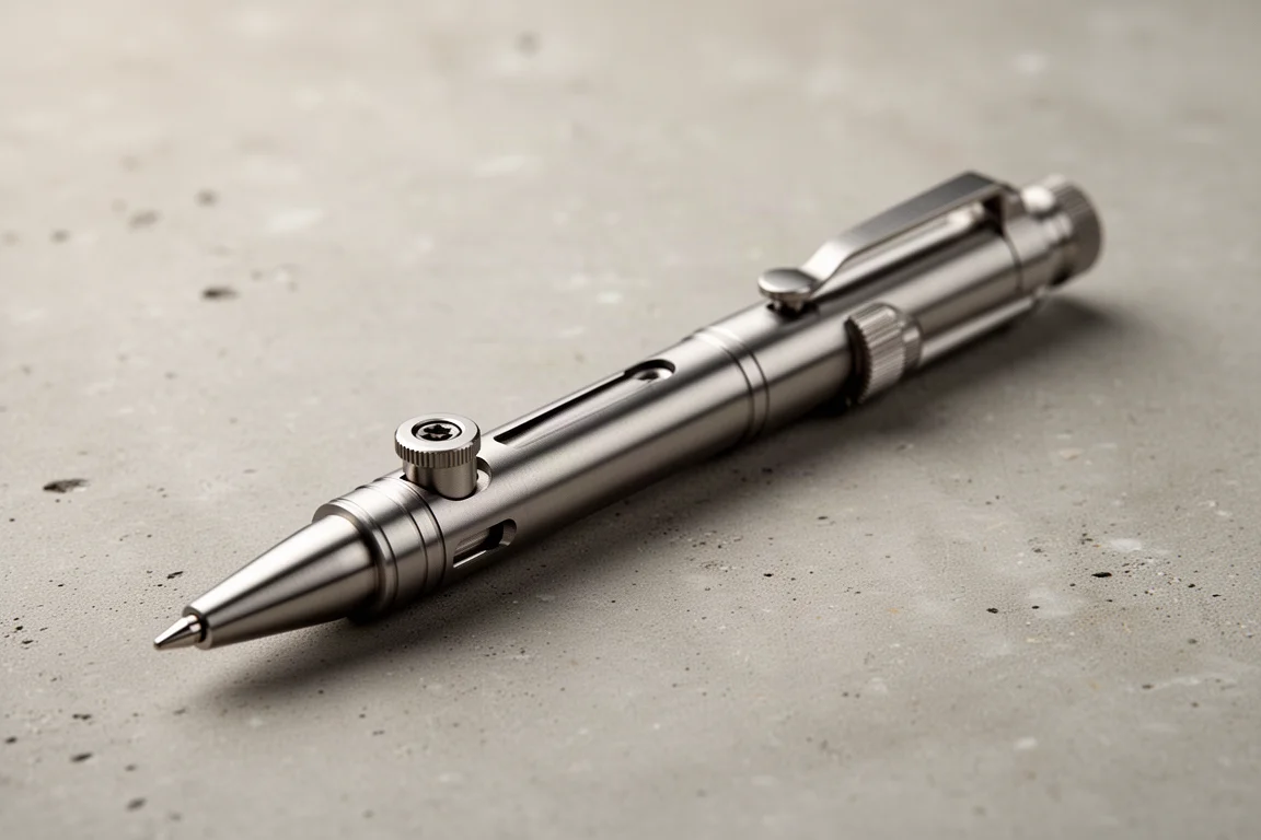 Concept Titanium Bolt Action Tactical Pen product image
