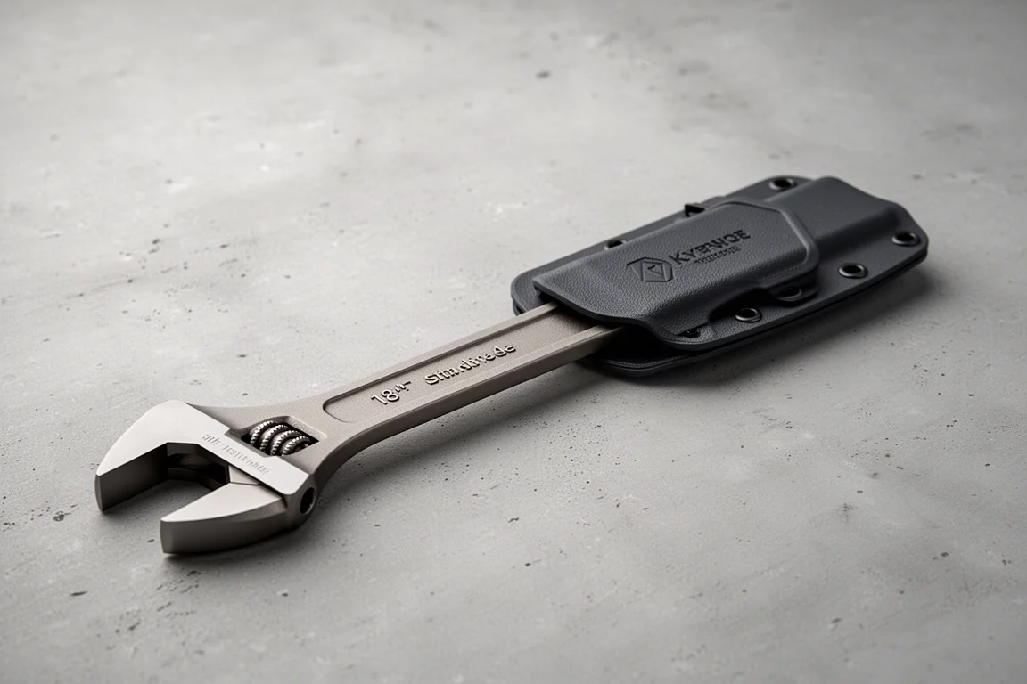 County Comm 18-Inch Titanium Adjustable Wrench product image