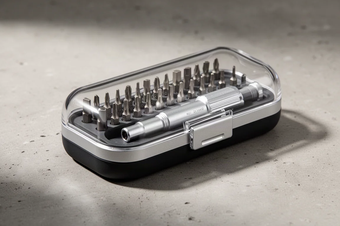 CountyComm UAS Command Essentials precision screwdriver set in capsule case