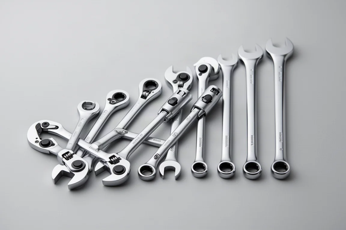 Craftsman Double-Sided Flex Head Ratcheting Wrench Set product image
