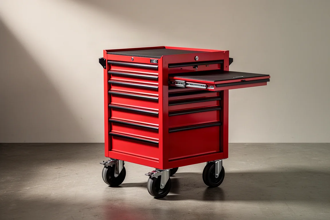 Cassettiera portaattrezzi Craftsman su rotelle: una postazione di lavoro compatta che offre più del suo prezzo immagine di copertina