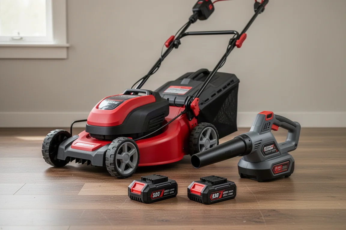 Craftsman V20 Two-Tool Push Mower and Blower Combo Kit product image