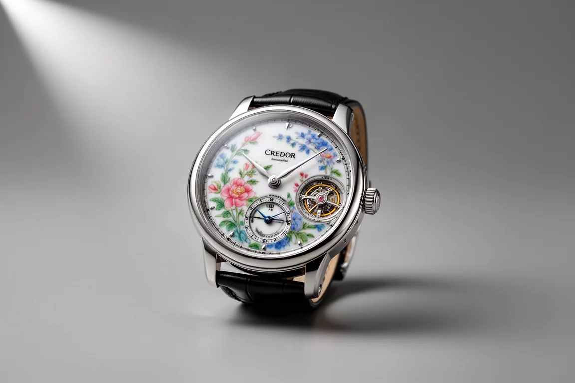 Five distinct watches arranged in a flat-lay on a concrete surface