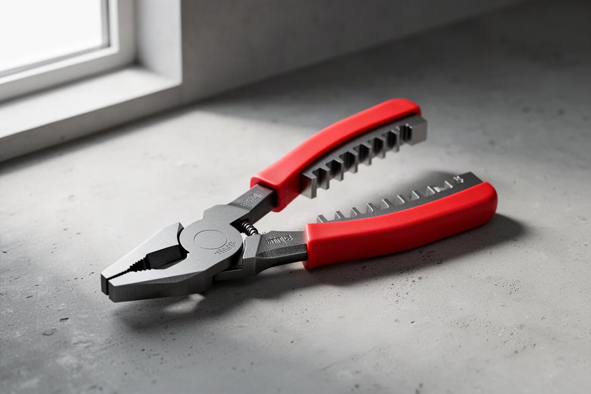 Crescent 2-in-1 Combo Plier hybrid hand tool on a concrete surface