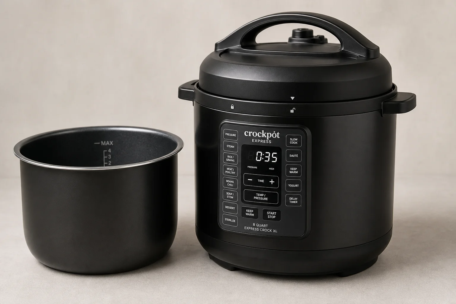 Instant Pot Pro und Crock-Pot Express Crock XL Multikocher im direkten Vergleich