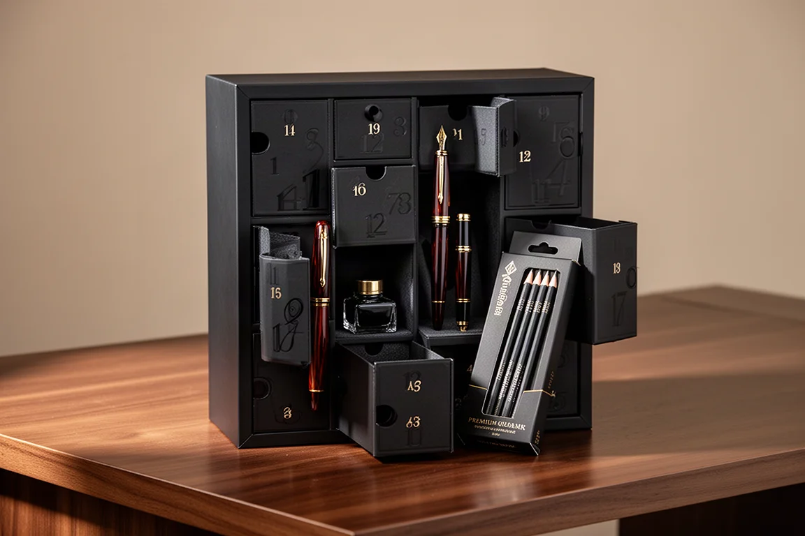 Cult Pens 2025 Stationery Advent Calendar Black Edition product image