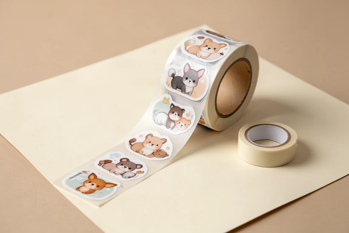 dana ate oatmeal! Sticker Rolls product image