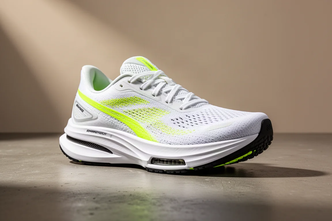 But wyścigowy Decathlon Kiprun KD900X z płytą karbonową na betonowej powierzchni