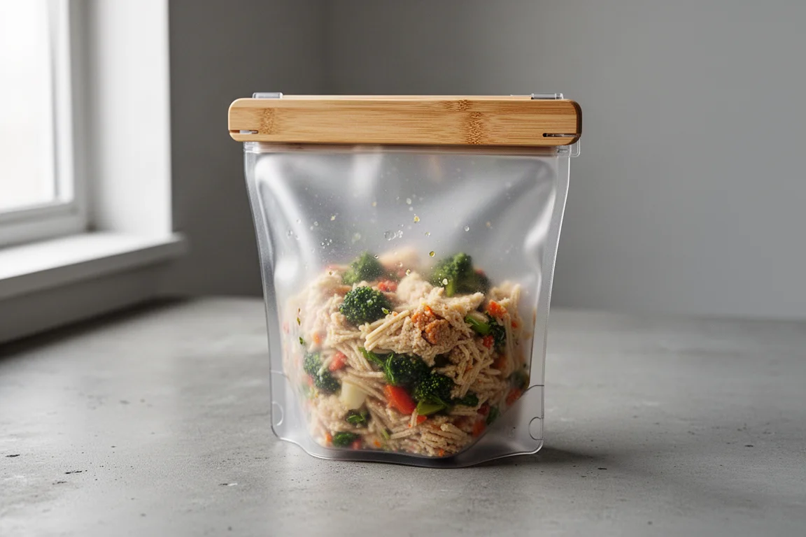 DeliOne Bamboo Seal Sustainable Food Bag product image