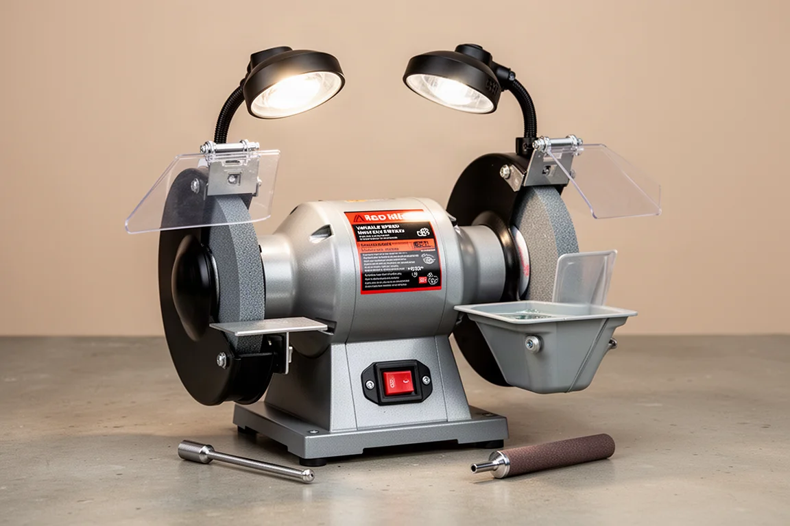 Delta 8-Inch Variable Speed Bench Grinder product image