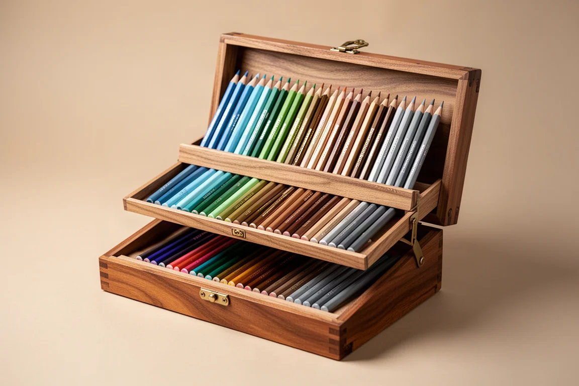 Derwent Limited Edition 120 Collection Wooden Box product image