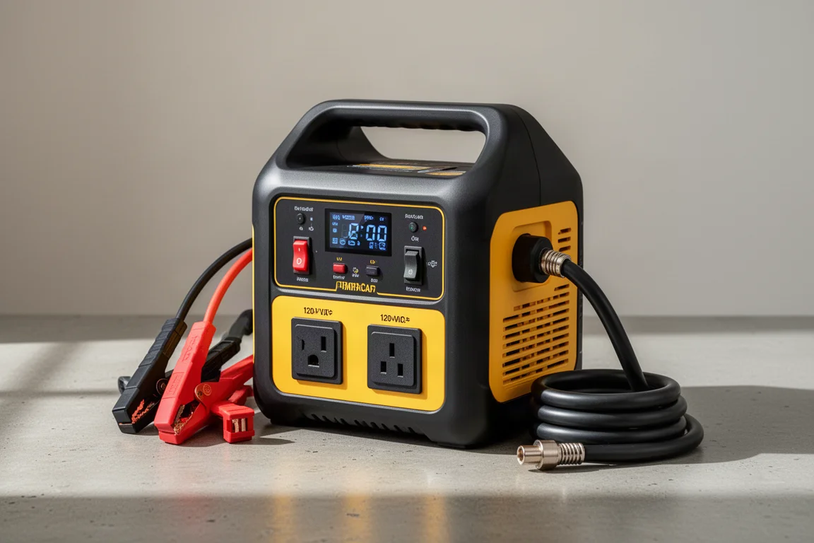 DeWalt 2000 Amp Jump Starter with Compressor product image