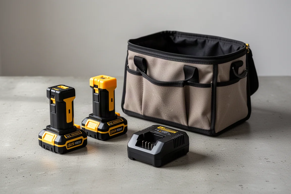 DeWalt 20V 5Ah Battery 2-Pack with Charger and Bag product image