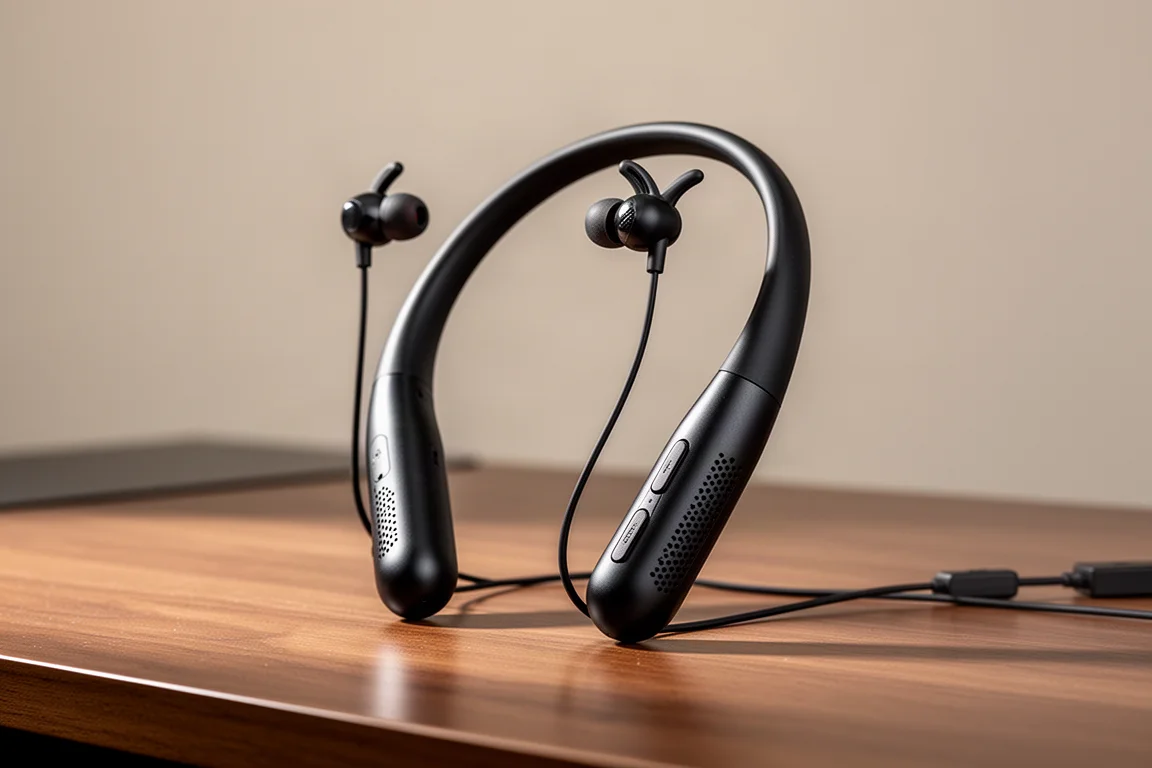 DeWalt Jobsite Pro Max Neckband Earphones with Built-in Speakers product image