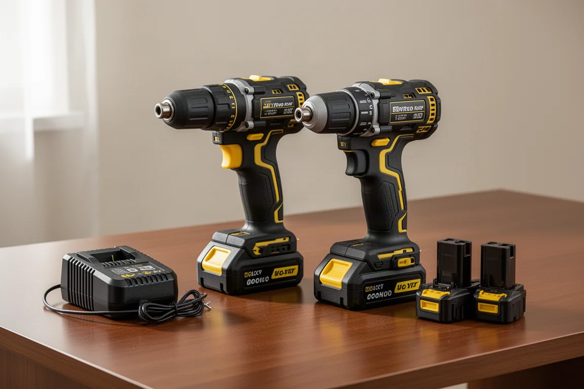 DeWalt PowerDetect Hammer Drill and XR Impact Driver Combo Kit product image