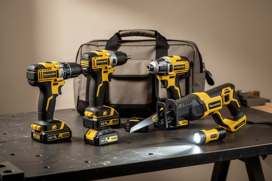 DeWalt XR4 20 Volt Max Brushless 4-Tool Kit product image