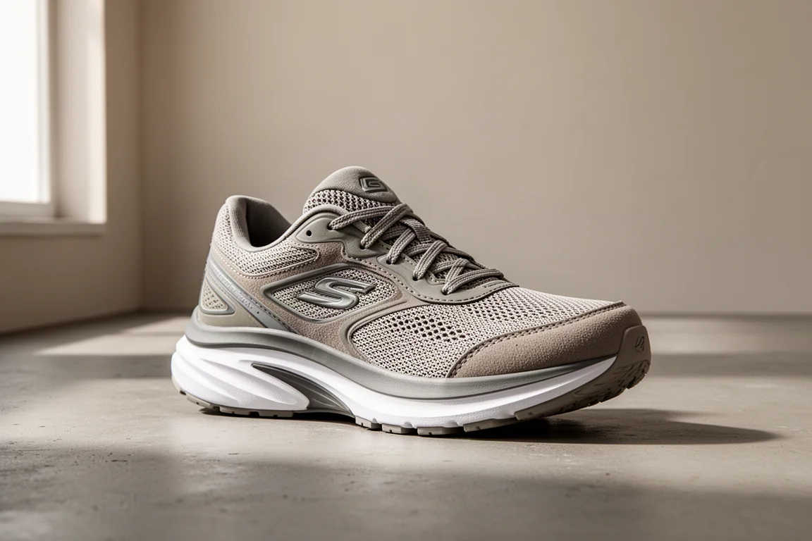 Diadora Cellula 路跑鞋,厚實緩震中底置於水泥地面上