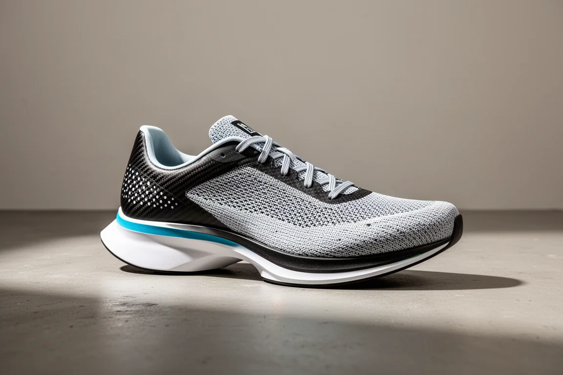 Diadora Gara Carbon racing shoe on a matte concrete surface