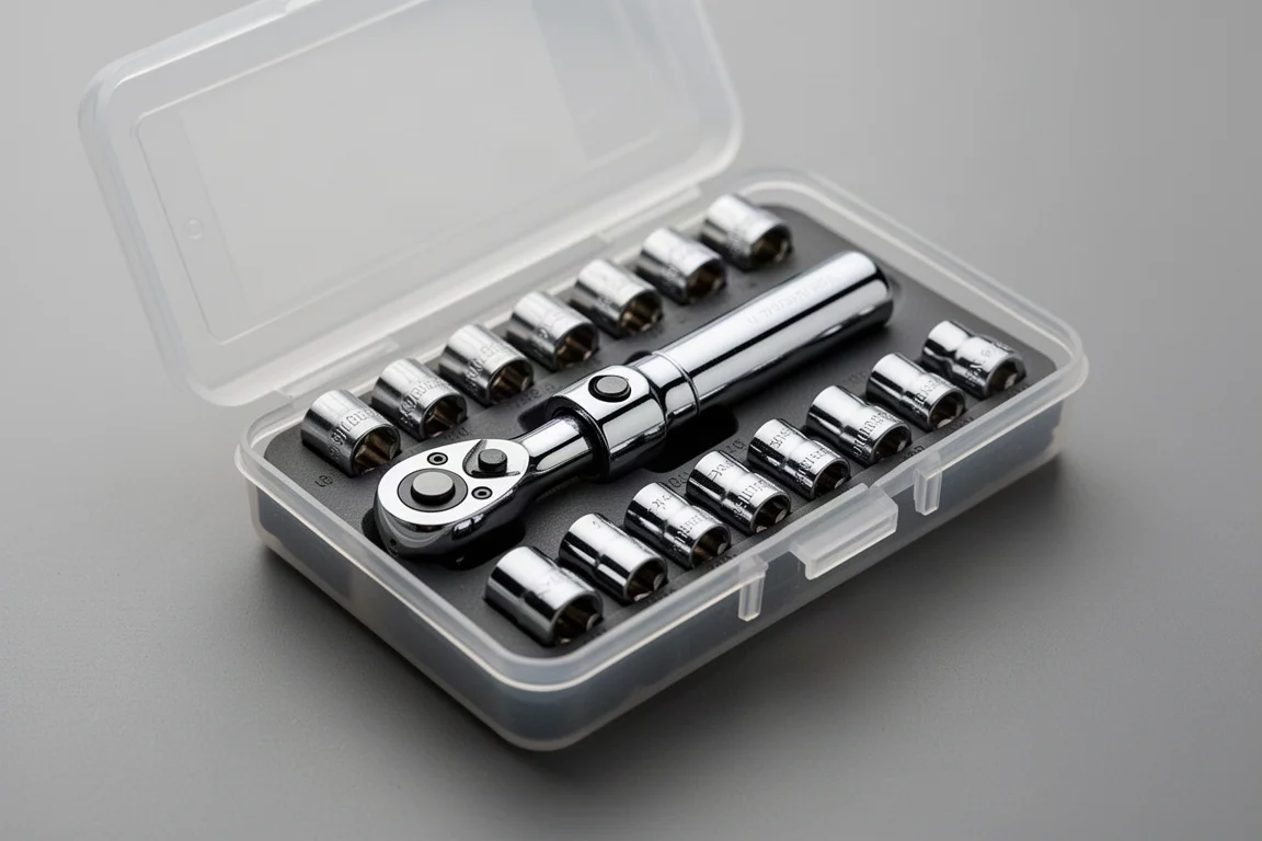 Die Hard Low-Clearance 1/4-Inch Pass-Through Socket Ratchet Set product image