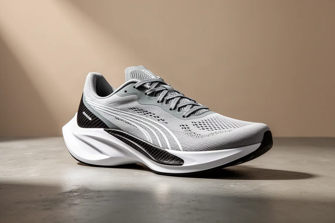 Diodora Gara Carbon 2 carbon plate racing shoe on a concrete surface
