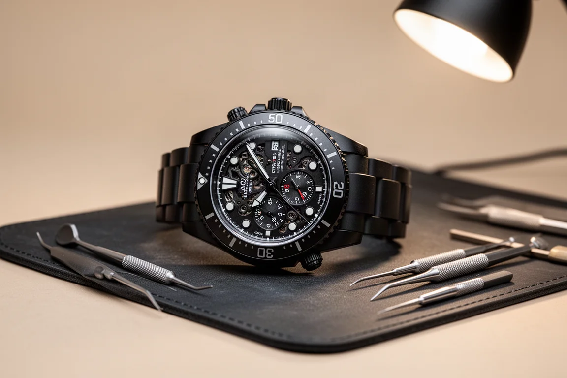 DIY Watch Club PVD Black NH35 Dive Watch Kit product image