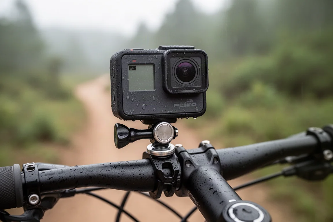 4K slow-motion videobeeld van een hardloper met sterk contrast en gelijkmatige belichting
