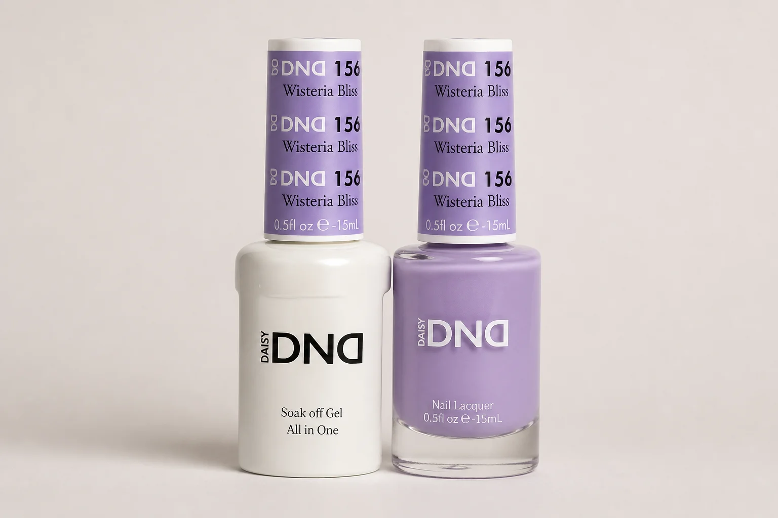 Gel polish bottles ranging from budget to premium brands arranged on marble surface