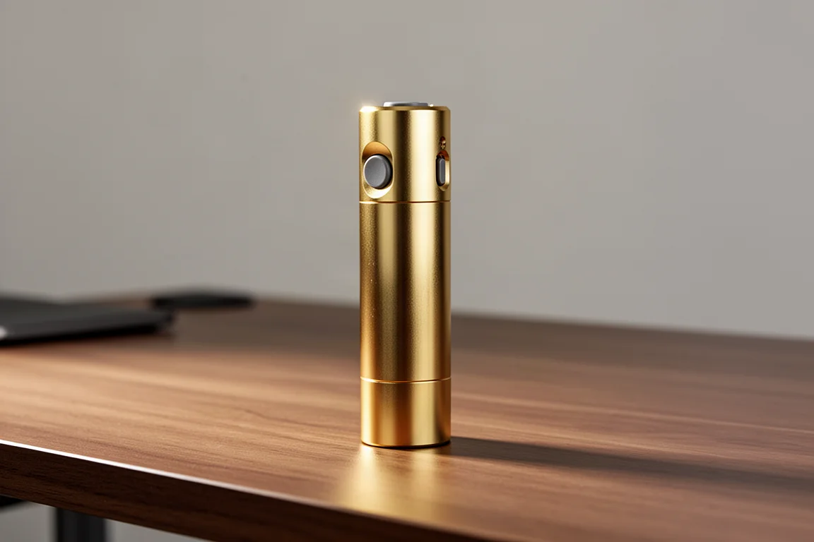 Drop AAA Brass Flashlight product image